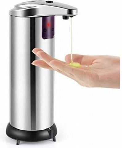 Dispenser Μεταλλικό με Αυτόματο Διανομέα Γκρι 280ml Dispenser Μεταλλικό με Αυτόματο Διανομέα Γκρι 280ml