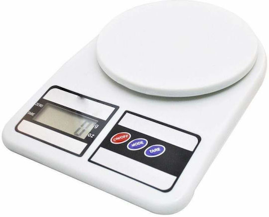 Ψηφιακή Ζυγαριά Κουζίνας έως 10kg Λευκή