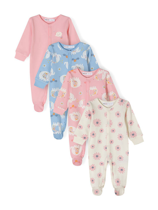 Minoti Baby-Strampler Rosa Minoti Baby-Strampler Rosa