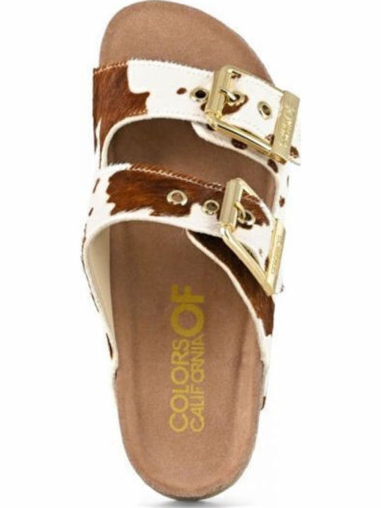 Leather Women's Flat Sandals Anatomic ANIMAL