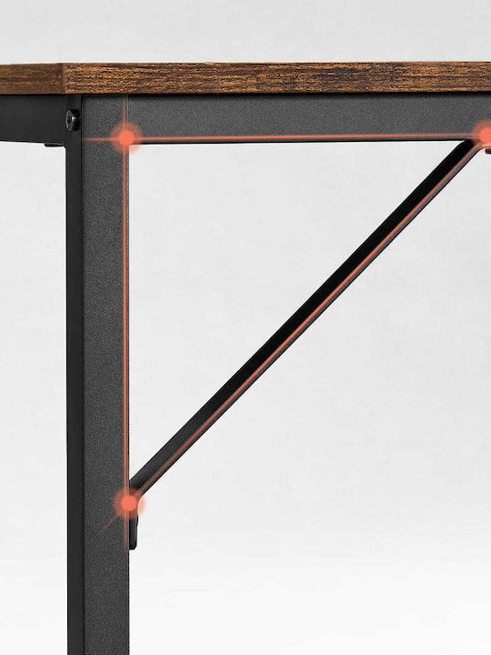 Desk Wooden Brown 80x50x75cm