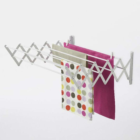 Klappbarer Wandmontage Kleiderständer aus Aluminium 60cm