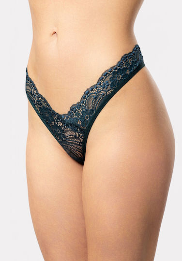 Στρινγκ Cottonhill Λεπτομέρεια Κόσμημα Dark Green Elegance Ch0152-5-πράσινο