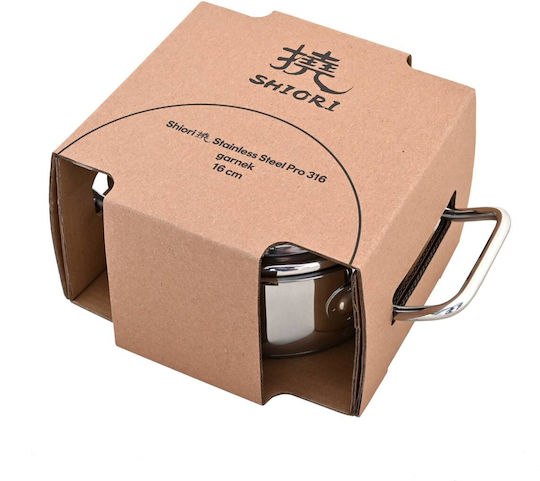 Shiori Steel Series Pro 316 Rostfreier Stahl Kochtopf 16cm