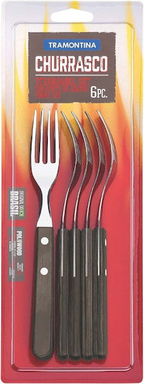 Tramontina Cutlery Set Stainless Brown 6pcs