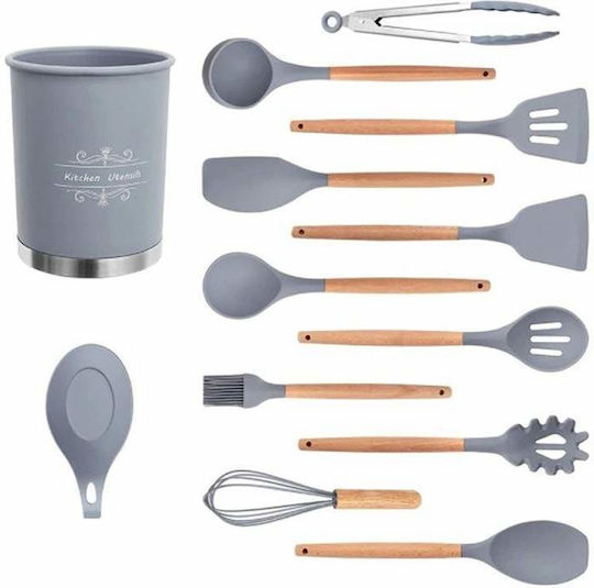 Σετ Kochutensilien 11Stück Gray