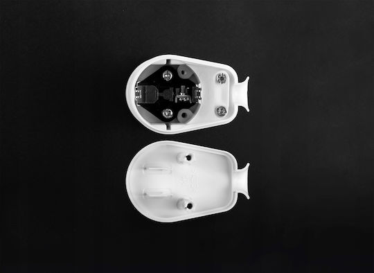 Montis Priză electrică Schuko Colțar cu Inel Negru