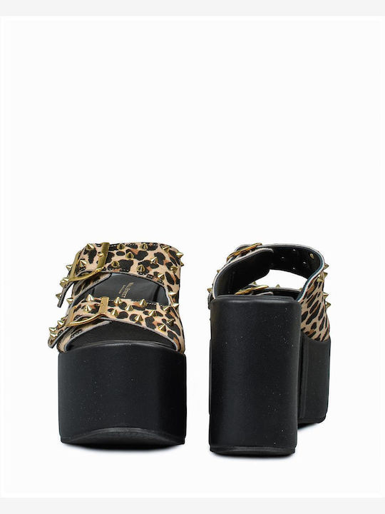 Platforme dama în Tip Slip On Maro