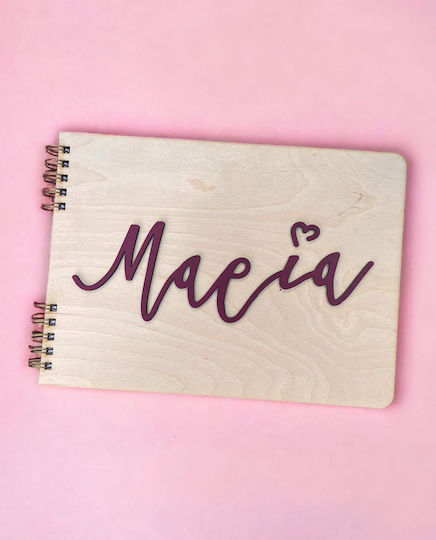 Wooden Handmade Guest Book