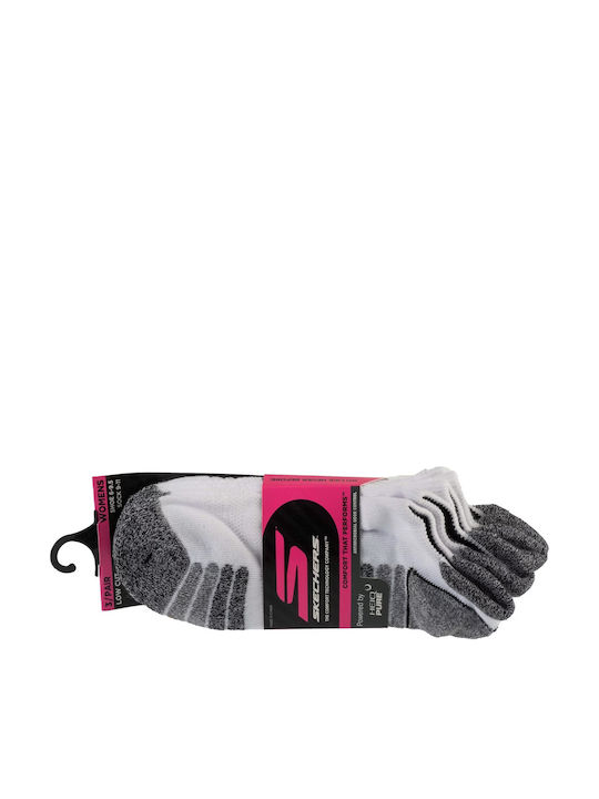 Skechers Perf Grey Color Pop Socken Gray 3Pack Skechers Perf Grey Color Pop Socken Gray 3Pack