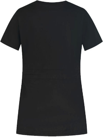 bwell Women's Black Medical Blouse