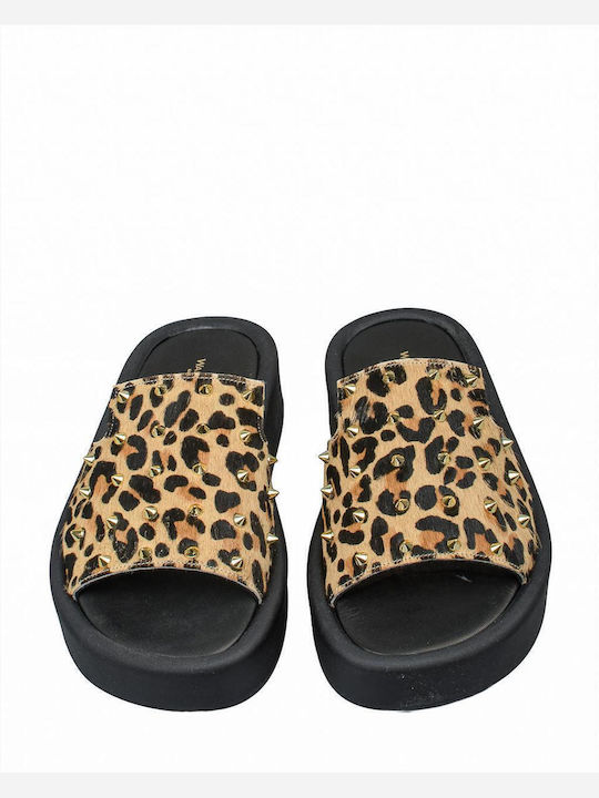 Γυναικεία Σανδάλια Flatforms Καφέ