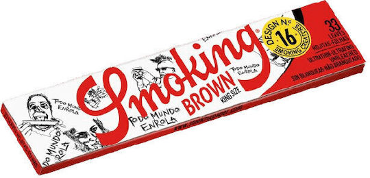 Smoking Zigarettenpapiere King Size 33 Blätter 16Stück