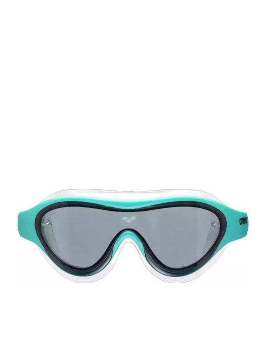 Arena One Mask Swimming Goggles Kids with Anti-fog Lenses Gray