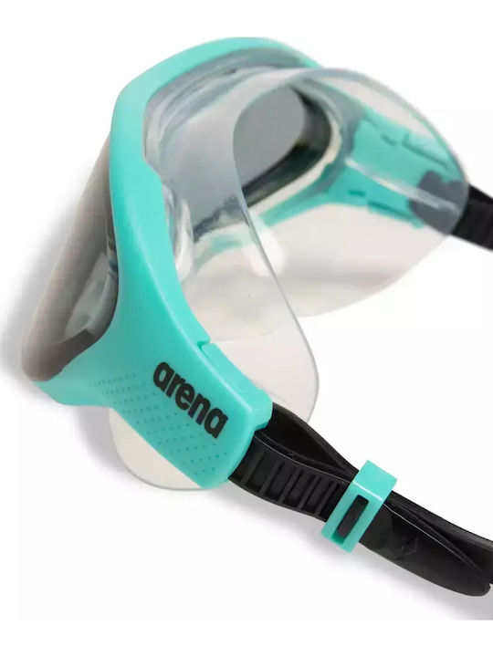 Arena One Mask Swimming Goggles Kids with Anti-fog Lenses Gray