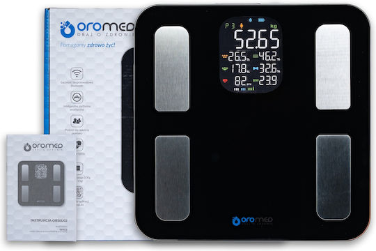 Oromed Smart Badezimmerwaage mit Bluetooth in Gold Farbe