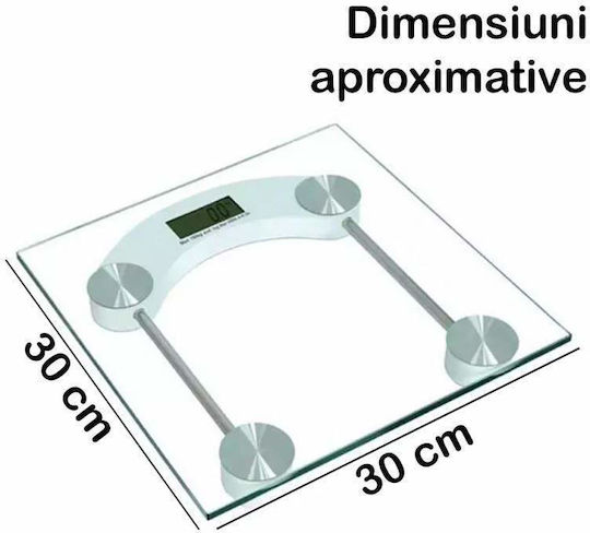 Digitale Badezimmerwaage 180kg Transparente