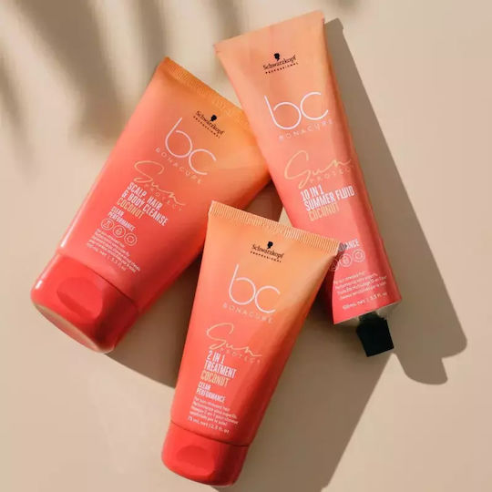 Schwarzkopf Bonacure Sun Protect Комплект за Терапия на Коса с Шампоан и Терапия 4бр