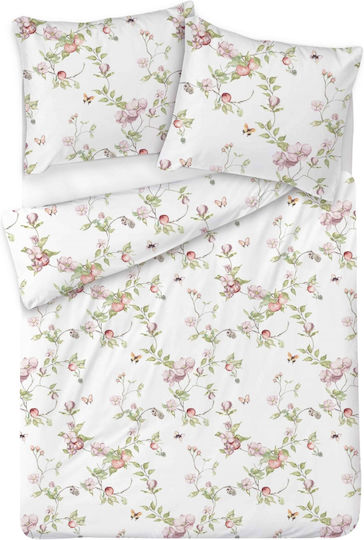 Matex Set Husă de Pilotă Bumbac Super Dublă cu 2 Fețe de Pernă 220x200 Multicolor