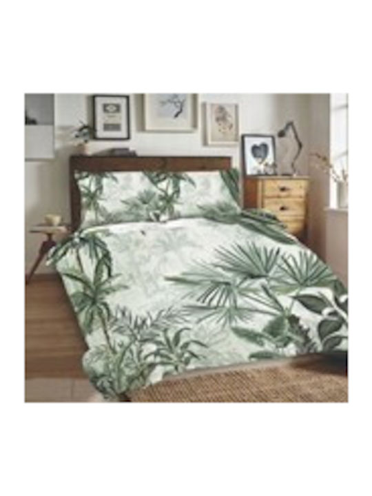 Matex Duvet Cover Set Cotton Queen with 2 Pillowcases 220x200 Multicolored