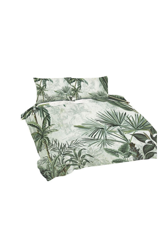Matex Duvet Cover Set Cotton Queen with 2 Pillowcases 220x200 Multicolored