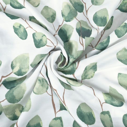 Matex Duvet Cover Set Cotton Single with Pillowcase 160x200 Multicolored