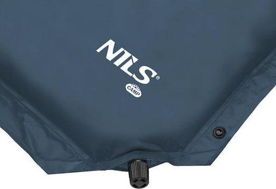 Nils Self-Inflating Double Camping Sleeping Mat 186x Thickness 3cm in Gray color