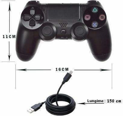 Ενσύρματο Gamepad για PS4 Μαύρο