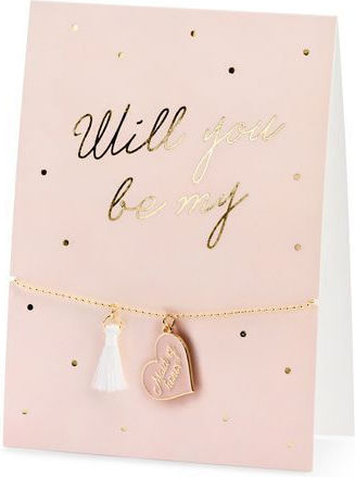 Bracelet Card "Will You Be My Maid of Honor"