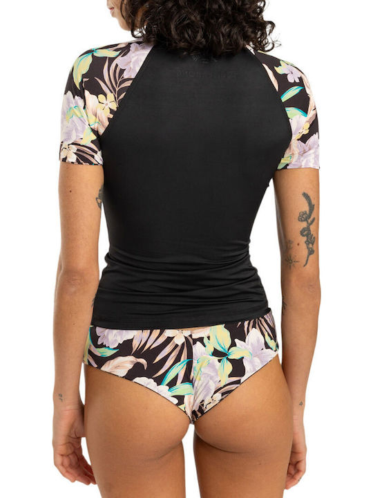Billabong Surf Capsule Αντηλιακή Μπλούζα Μαύρη