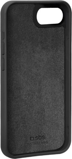 SBS SBS Instict Mag Silicone Back Cover Black for iPhone 17e / 16e
