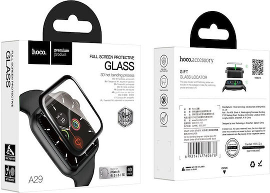Hoco Hot Bending Tempered Glass pentru iWatch Seria 4/5/6/SE, Hoco 1buc 35855-oct