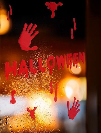 Bloody Halloween Gel Window Stickers