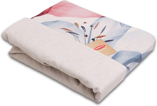 Matex Set Duvet Cover 220x200cm Super King with 2 Multicolour Pillowcases