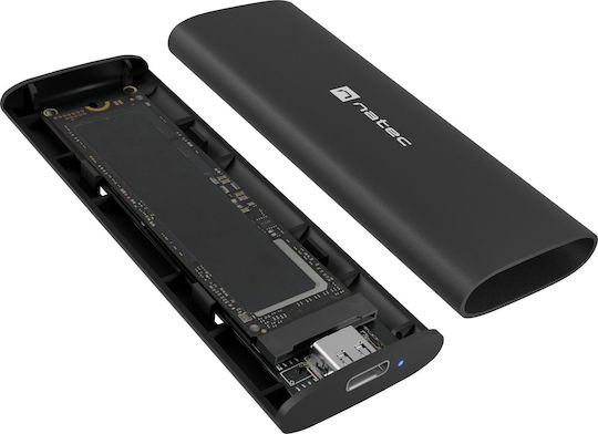 Natec Carcasă pentru unitate de hard disk M.2 SATA III NVME cu conexiune Tip-C