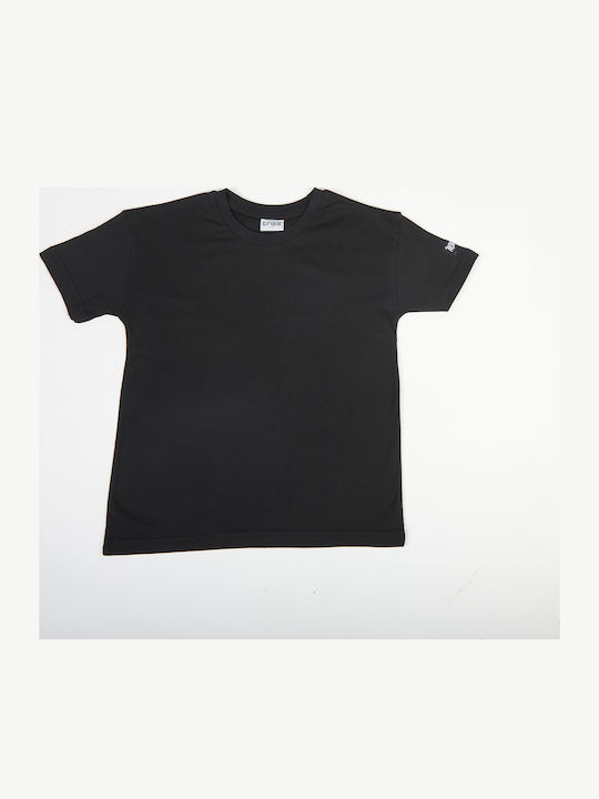 Kids Top Short-sleeved Black