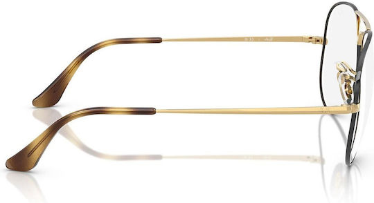 Ray Ban Rame Ochelari Aviator Pentru Bărbați Metalic Auriu RB6489 3177/58
