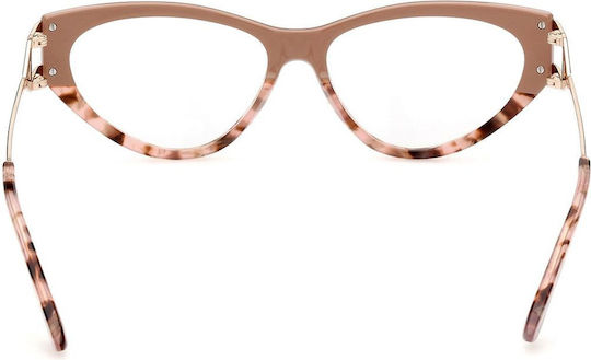 Guess Eyeglass Frame Cat Eye Brown Tortoise GU2911 059