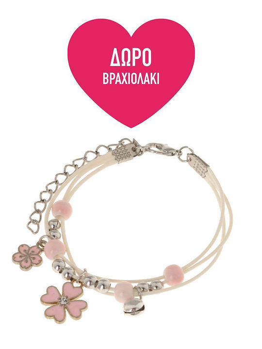 Kids Ballerinas Mary Jane with Adjustable Metal Clasp Pink