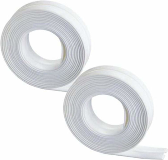 Set 2 Siks Anti-drip Adhesive Tapes Durable Easy To Clean White