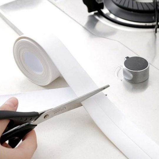 Set 2 Siks Anti-drip Adhesive Tapes Durable Easy To Clean White