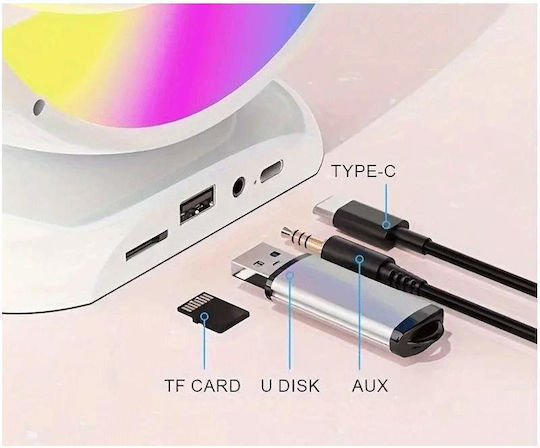Bluetooth Lustră Decorativă Alb