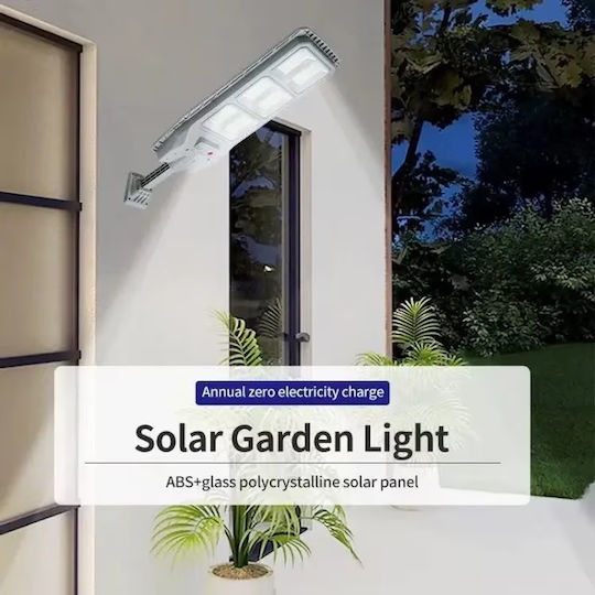 Lampa Lampă Solară Stradală 200W 10000lm Alb Rece 6000K cu Senzor de Mișcare și Telecomandă IP66 31cmx19cmcm