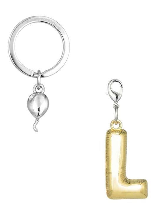 Metalmorphose Mtm10l Metal Keychain Initial L