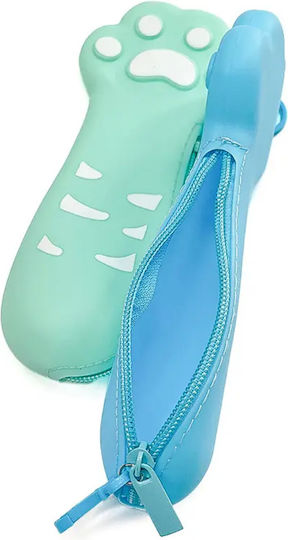 Starrydrip Turquoise Silicone Pencil Case