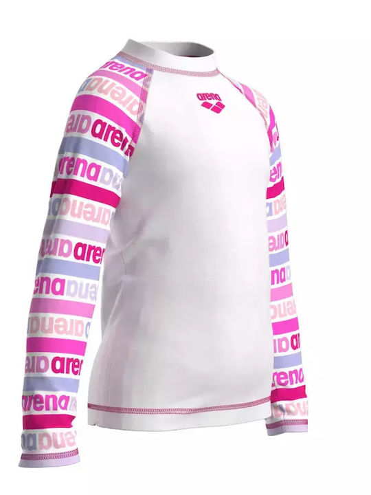 Arena Costum de baie pentru copii Bluză cu mânecă lungă Fuchsia