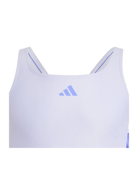 adidas 3-Stripes Детски Бански Една част Лилав