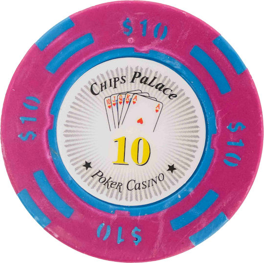 Pokeritems Set 500 Numbered Poker Chips 14gr in Suitcase