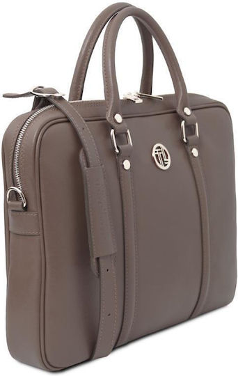 Tuscany Leather Сак Вояж Кафяв от Кожа Д26.5xШ6.5xВ26.5см.