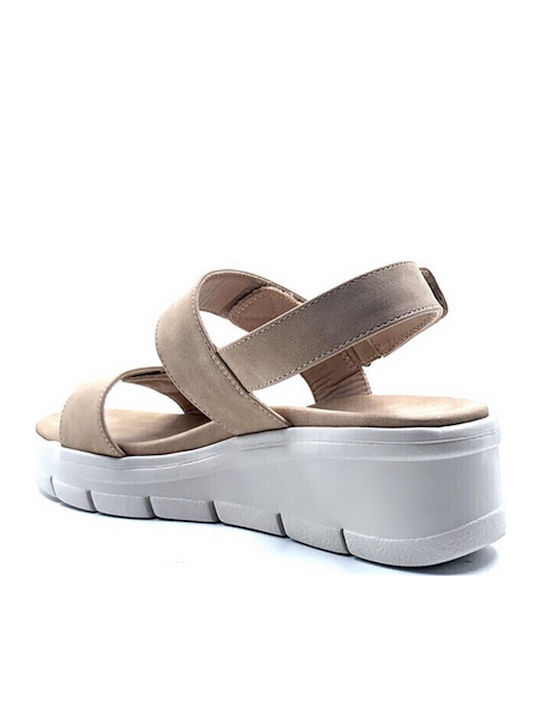 Women's Platform Shoes Beige